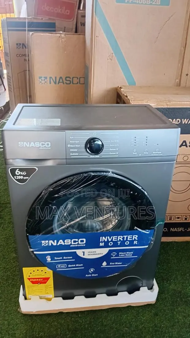 Nasco 6kg Front Load Washer – Quiet Efficient 6kg · Photo 1