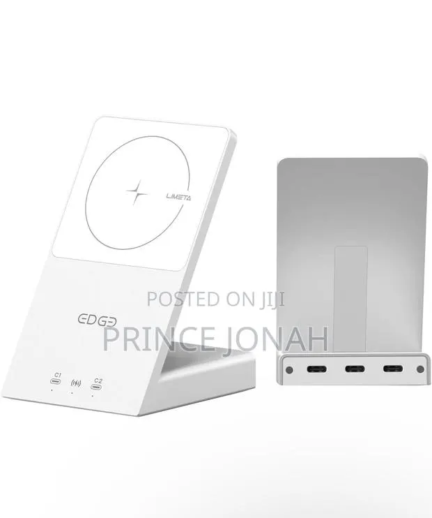 Limeta Md100 3 in 1 Wireless Charging Station,2 Ports Usb C Charger · Photo 1
