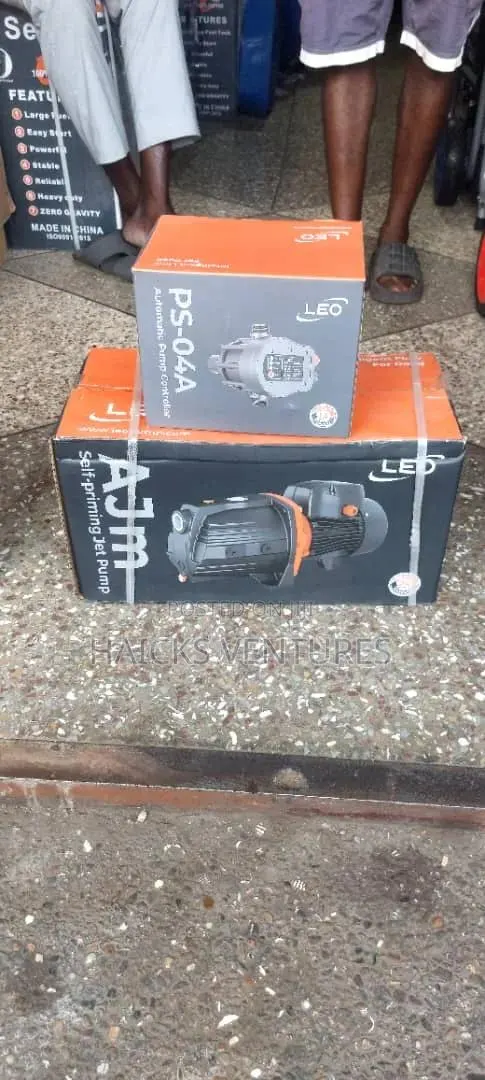 LEO AJm Self Priming Jet Water Pump + PS-04A Auto Controller · Photo 1