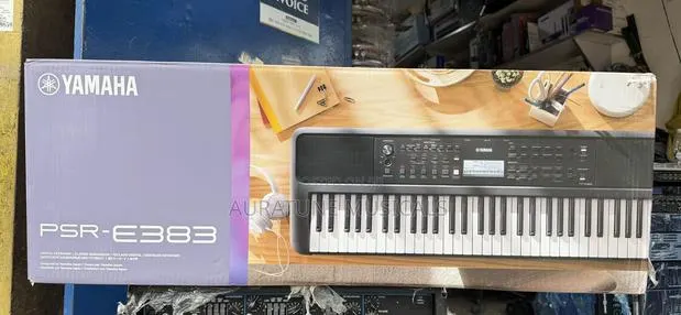 Yamaha PSR-E383 61-Key Portable Keyboard · Photo 1