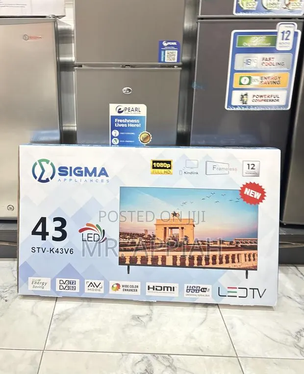Order Original Sigma Sig-K43v6 43” FHD Digital Satellite Tv · Photo 1