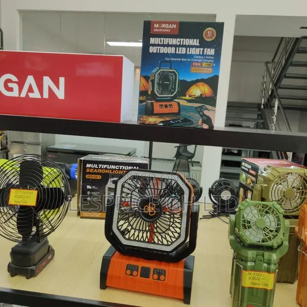 Promo Promo on Our New Morgan 4-Speed Multipurpose Rechargeable Fan · Photo 1