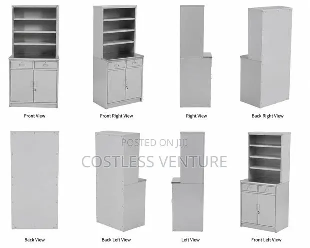 Ingot Stainless Steel Medicine Cabinet (Adjustable Open Shelves) · Photo 1