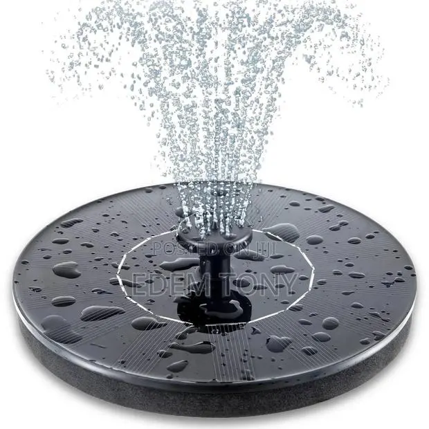 Solar Floating Fountain, for Fish Tanks, Small Garden Ponds · Photo 1