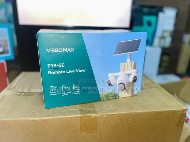 V380 Bp5 Dl Solar Camera 4mp Outdoor Dome Camera 10x Zoom Triple Len. · Photo 1