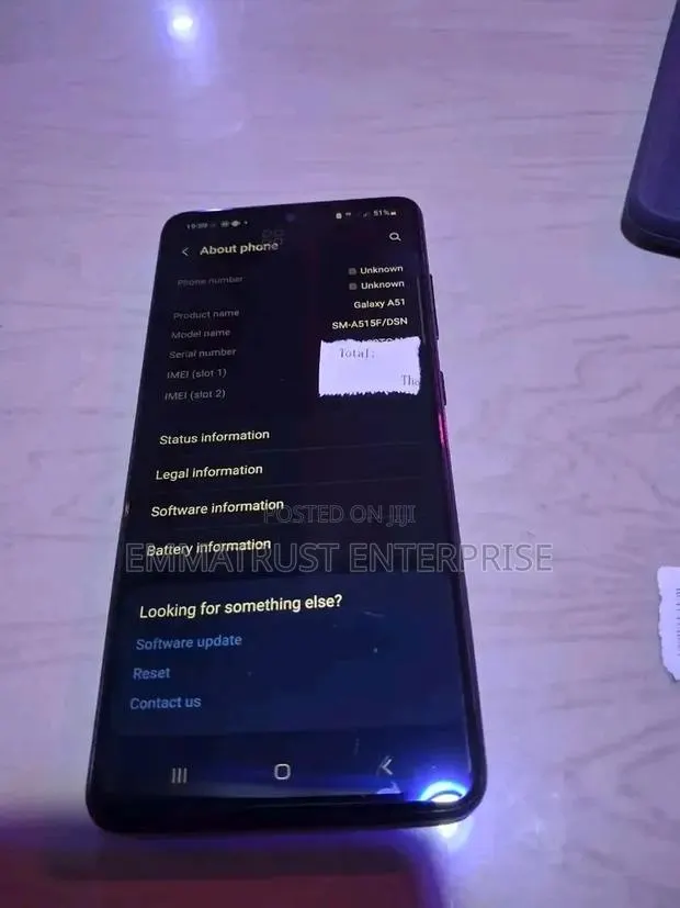 New Samsung Galaxy A51 128 GB Black · Photo 1