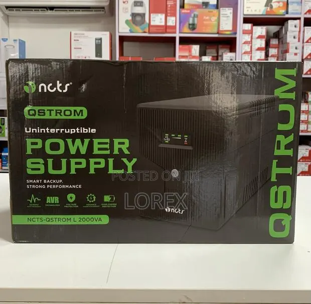 NCTS Ups 2000va Qstrom L Series Avr 9ah Battery 2pcs · Photo 1