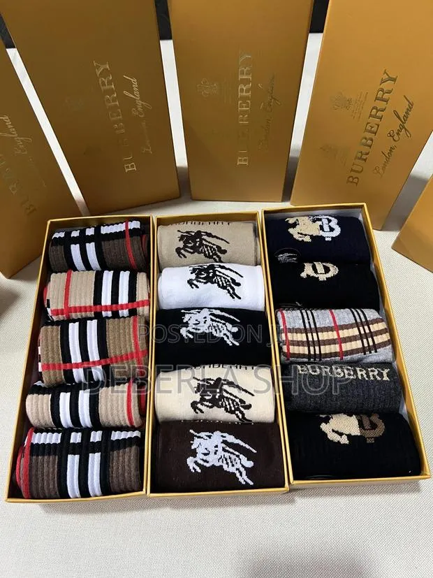 Unisex Branded Socks—5pairs Per Box · Photo 1