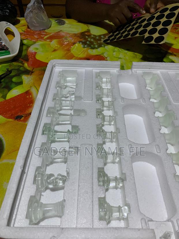 Classic Glass Chess Board (19*19)centimeters · Photo 3