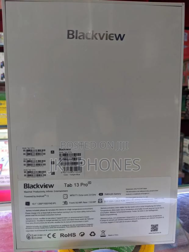 New Blackview Tab 13 128 GB Black · Photo 2