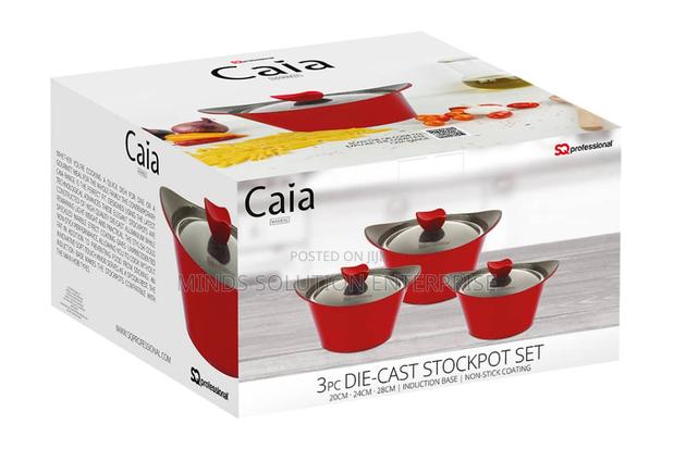 Sqprofessional Caia 3pc Die-Cast Stockpot Set · Photo 1