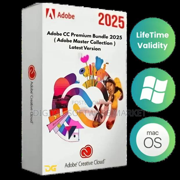 Adobe Masters Collection 2025 Windows or Mac Lifetime · Photo 1
