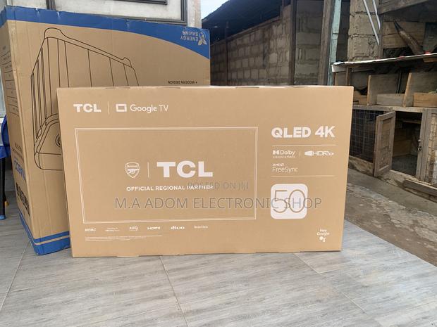 Netflix Youtube TCL 50” Qled Slim Google Led Tv · Photo 2