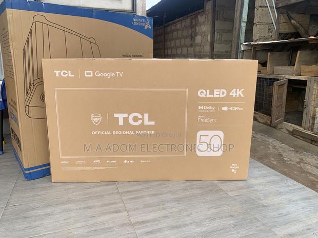 Netflix Youtube TCL 50” Qled Slim Google Led Tv · Photo 1