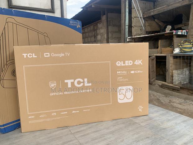 TCL 50” Qled Google Tv With Voices Control Remote · Photo 1