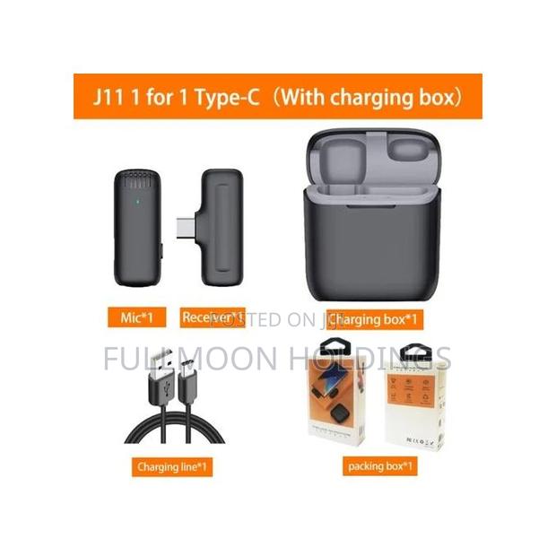 Professional Wireless Lavalier Type C Microphone · Photo 2