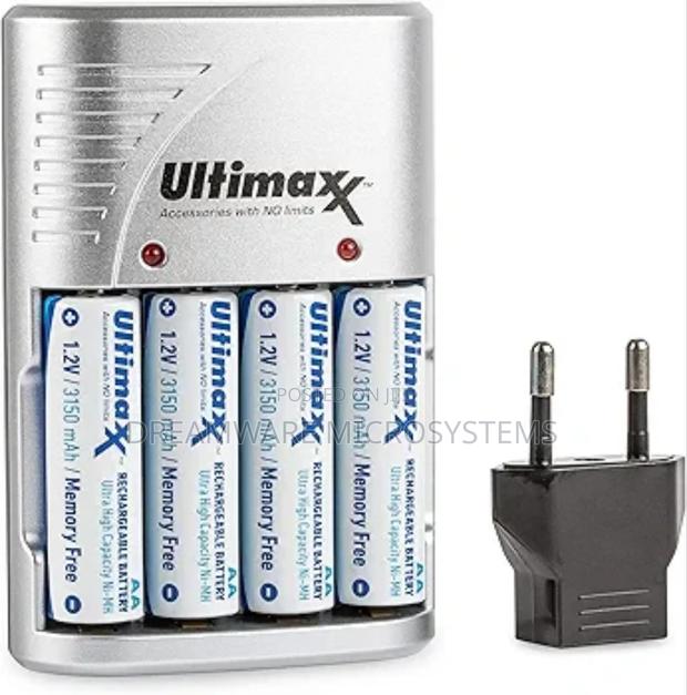 Ultimaxx 4 Port Rapid Charger With4aa Long Lasting Batteries · Photo 3