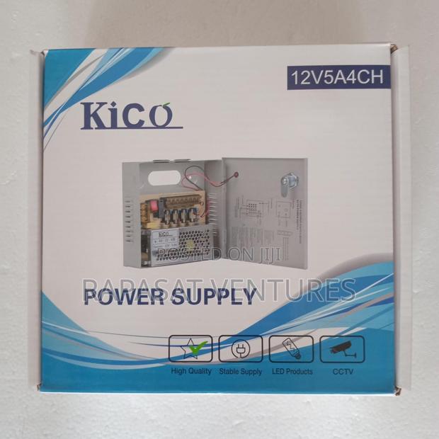 CCTV Power Supply 12v 5a 4 Channel · Photo 1