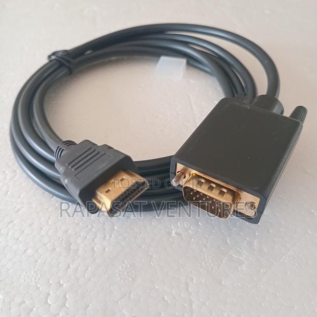 Hdmi Male to Vga Male Cable 1.8m · Photo 1