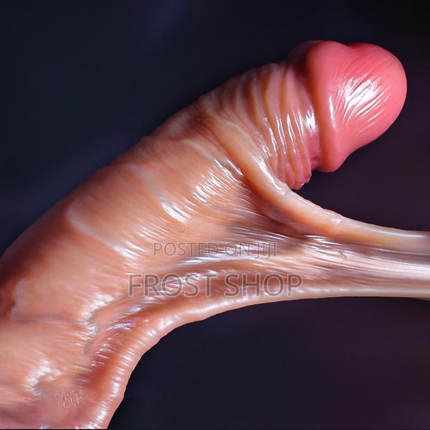 Realistic Brown Veins Texture Suction Cup Dildo With Balls · Photo 7