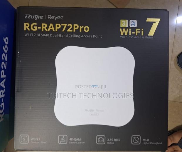Ruijie Wi-Fi 7 Rg-Rap72pro Dual-Band Ceiling Access Point · Photo 1