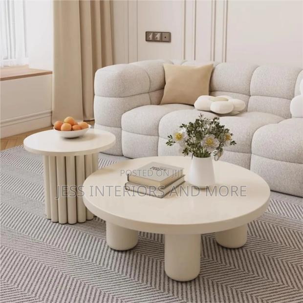 Center Table Set (Off- White) · Photo 1
