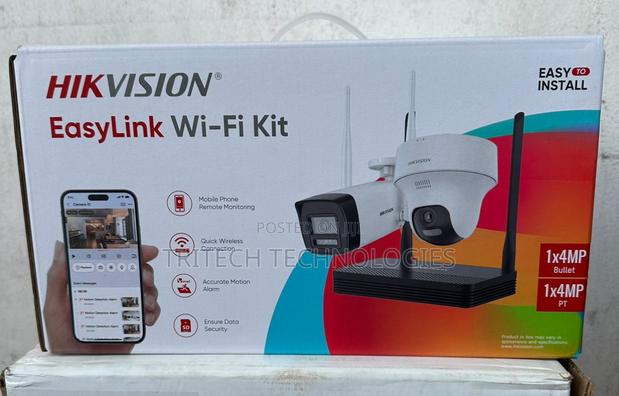 Hikvision Nks424w02h 4mp Wi-Fi Kit 2way Audio NVS Kit · Photo 1
