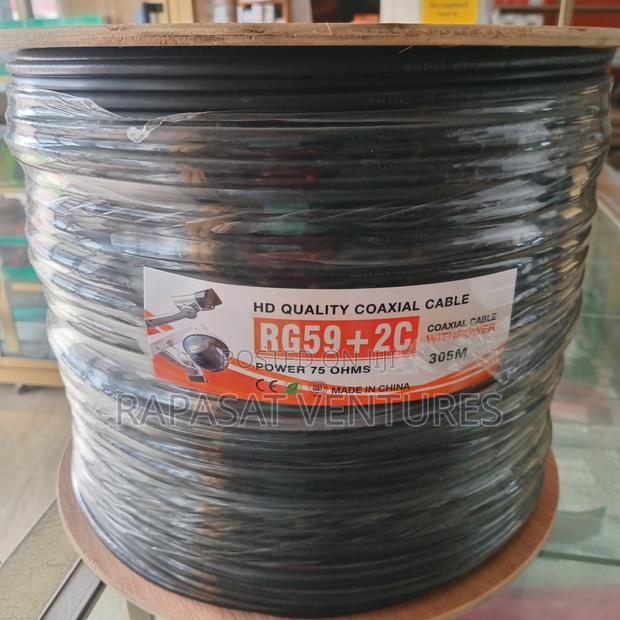 Rg59 Coaxial Cable With Power (305 Meters) · Photo 1