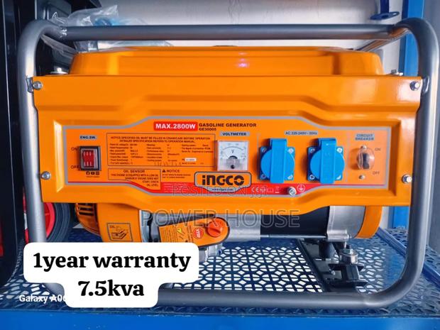 Aircool Orion Relay Ingco Petrol Generator 7.5kva · Photo 1