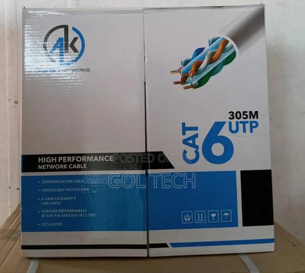 Cat6 305m Utp Cable High Performance Network Cable Ak · Photo 2