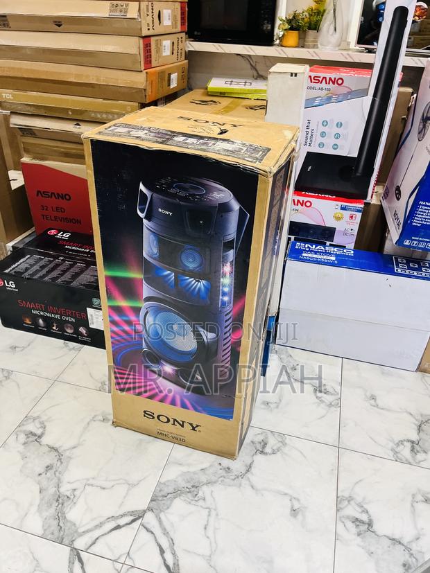 Beautiful Made Sony MHC-V83d Bluetooth Speaker(Black). · Photo 1