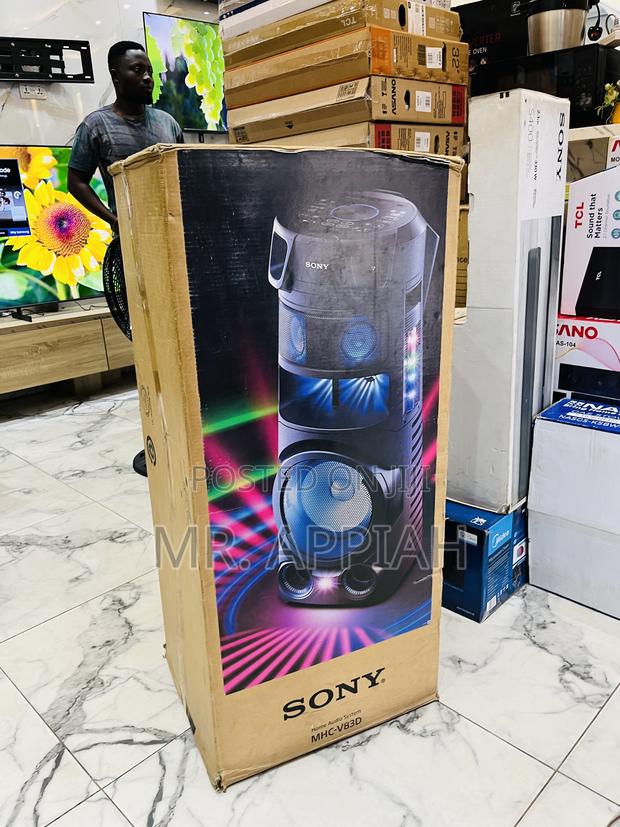 Convenient Sony MHC-V83d Portable Bluetooth Speaker(Black) · Photo 1