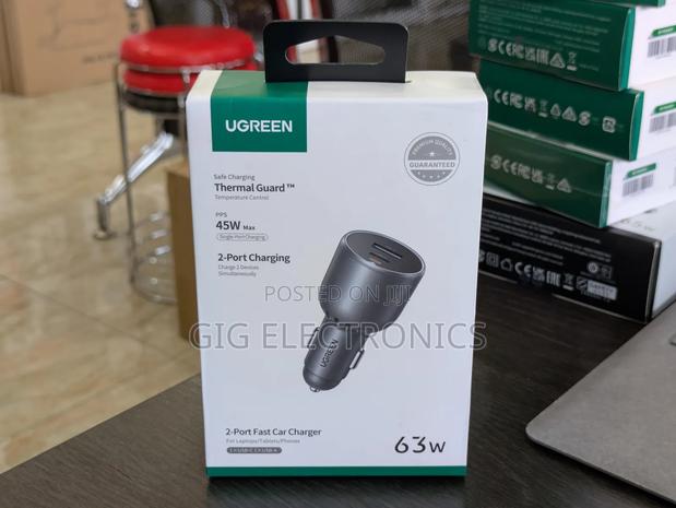 Ugreen Car Charger 63w USB C Adapter Ec701 · Photo 1