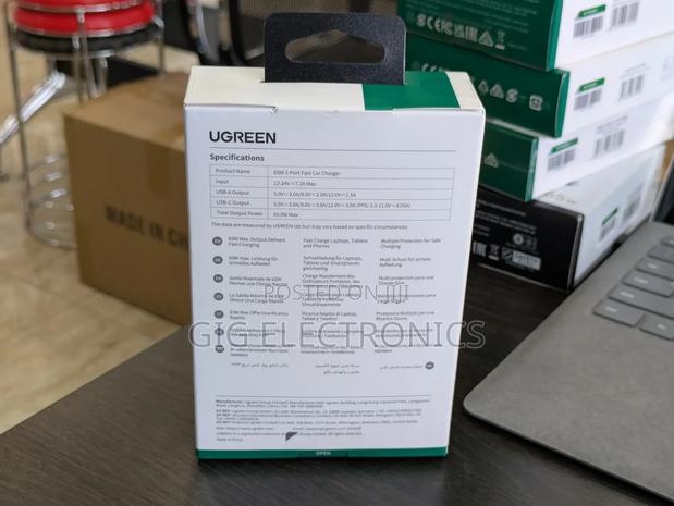 Ugreen Car Charger 63w USB C Adapter Ec701 · Photo 2