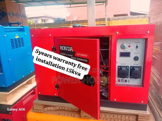 Electric Ignite Honda Diesel Generator 16500watts 15kva · Photo 1