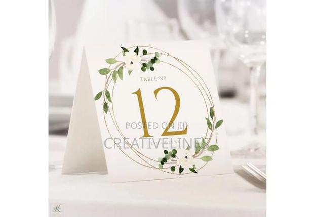 Event Table Numbers · Photo 3