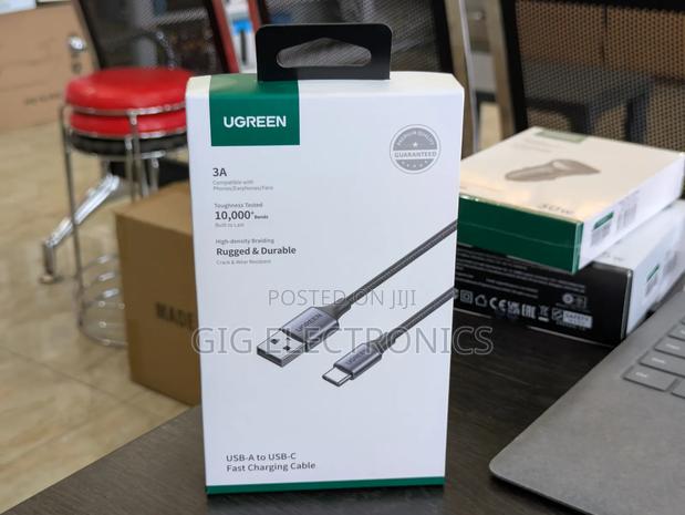 Ugreen 3a Fast Charge Usb a to C Cable Braided Usb C 1m · Photo 1