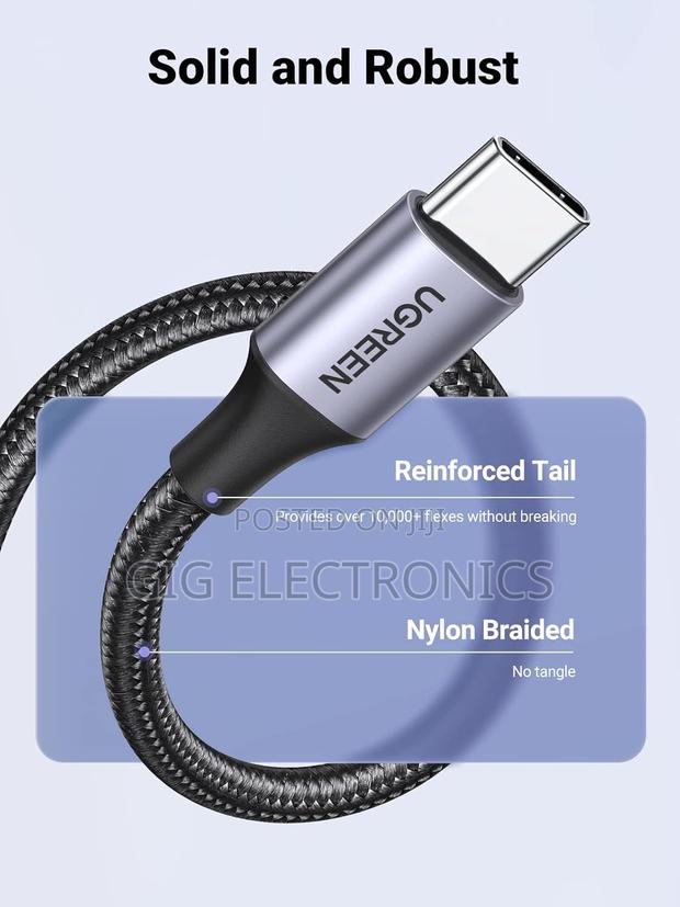 Ugreen 3a Fast Charge Usb a to C Cable Braided Usb C 1m · Photo 5