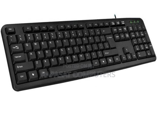 Crystal Cy- Desktop Keyboard - Black · Photo 1