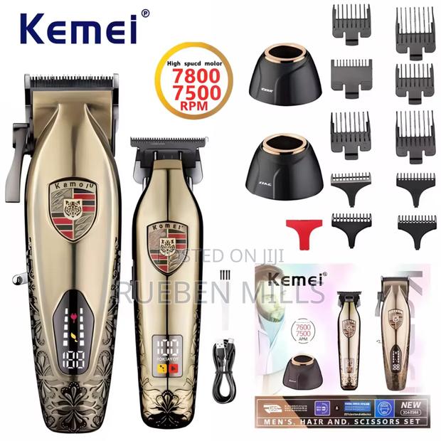 2 in 1 Professional Cordless Hair Cutter Barbering Machine · Photo 1