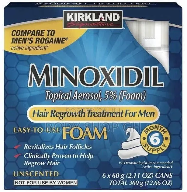 Kirkland Minoxidil Foam /Works Faster for Beard and Hairloss · Photo 1