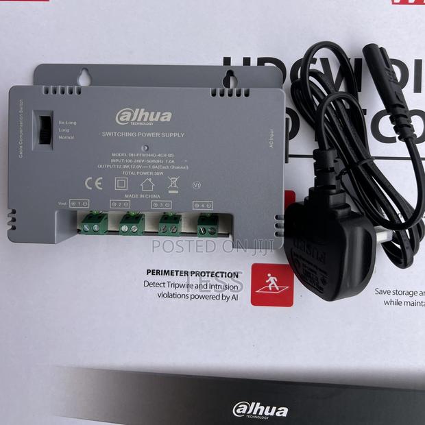 Dahua 4ch Power Supply for CCTV Pfm344d-4ch-Us · Photo 1