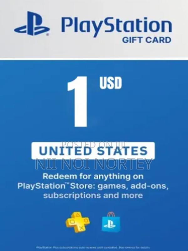 1$ Playstation Gift Card · Photo 1