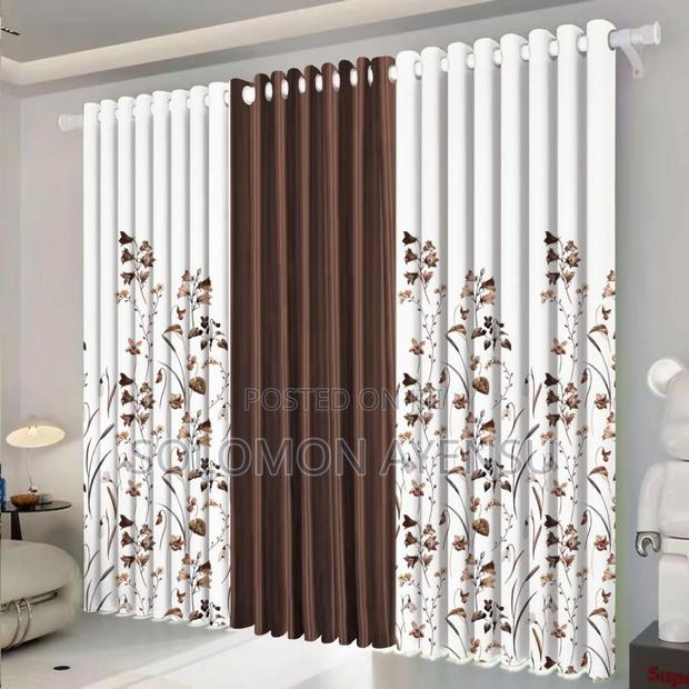 Quality 3 in 1 Black Out Curtains Available in Different Colours