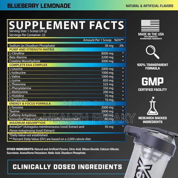Preworkout Nutrex Outlift Creatine Energy Muscle Builder · Photo 4