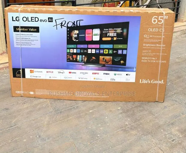 Ultra-Slim Masterpiece: LG 65" OLED Evo AI Smart TV · Photo 1