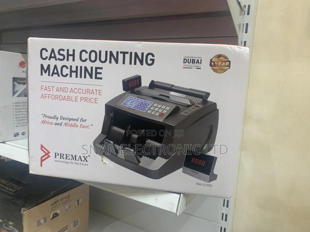 LCD Screen Displays Premax Money Counting Machine · Photo 1