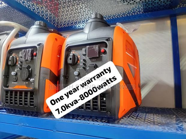 Isolated Silent 7.0kva Petrol Generator · Photo 1