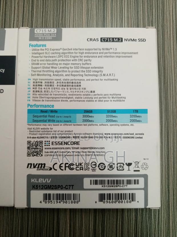 Klevv M.2 Nvme Pcie 3d Nand 512gb SSD · Photo 2