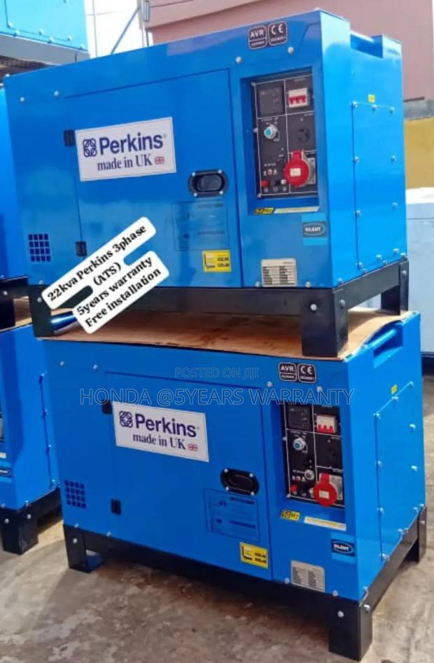 Electric Start Pro 22kva Perkins 3phase Generator Silent Ats · Photo 1